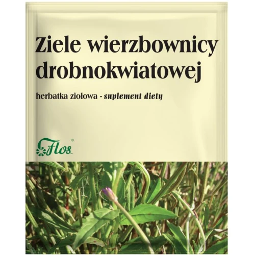 Ziele Wierzbownicy drobnokwiatowej Herbatka ziołowa, 50 g - Wysuszone, rozdrobnione ziele wierzbownicy