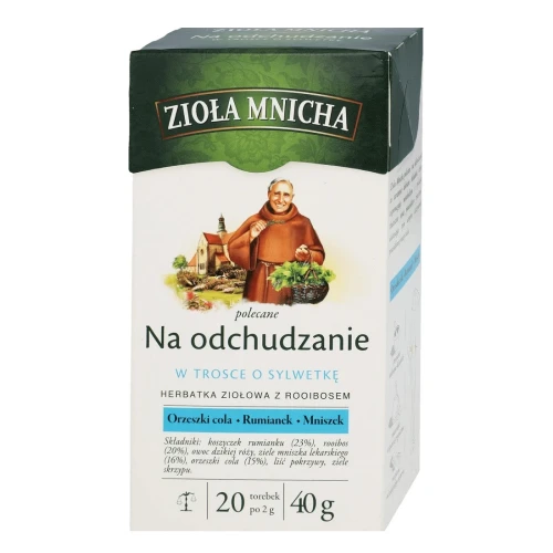 Zioła Mnicha Na Odchudzanie, 20 saszetek po 2 g - W trosce o sylwetkę
