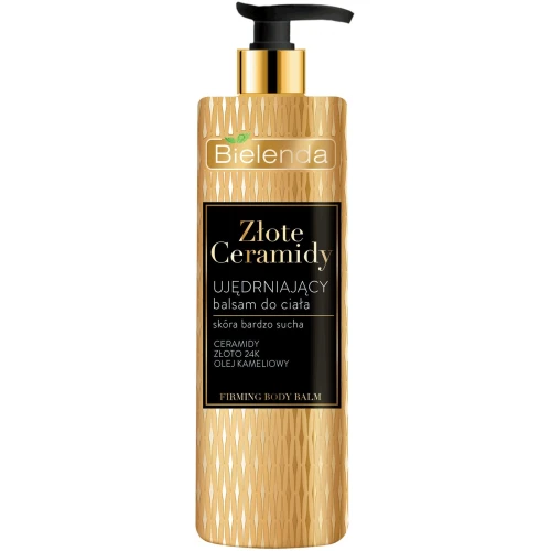 Bielenda Złote Ceramidy Ujędrniający balsam do ciała, 400 ml - Z ceramidami i złotem 24K