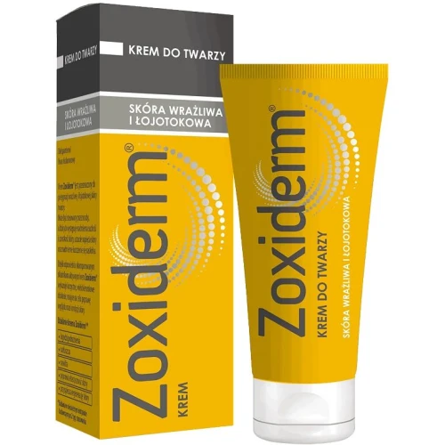 Zoxiderm Krem, 30 ml   -  Do pielęgnacji wrażliwej i łojotokowej skóry twarzy
