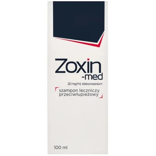 Zoxin-med szampon, 100 ml -  Szampon przeciwłupieżowy z ketokonazolem